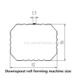 mesin membentuk roll downspout air